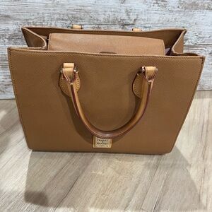 Dooney & Bourke Brown Leather Satchel